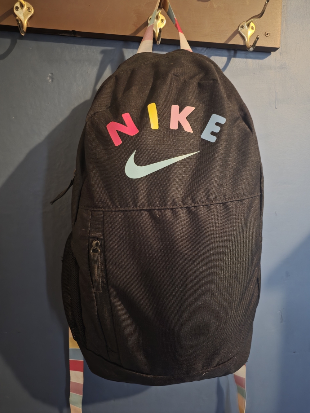 Nike Rainbow Color Black Backpack